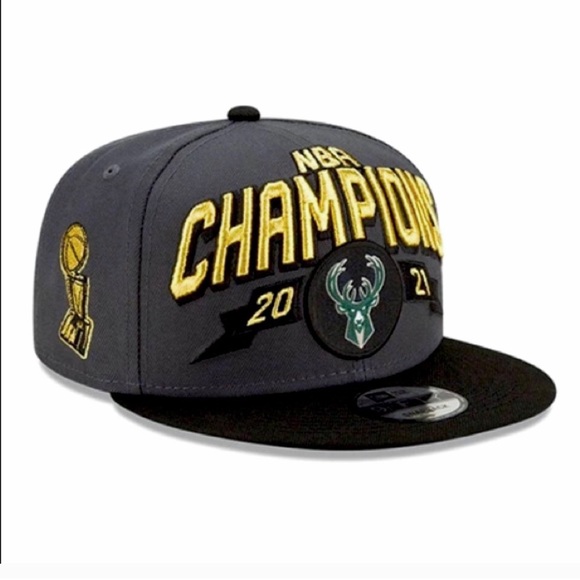 2021 New Era Bucks NBA Championship Snapback hat - Picture 4 of 12